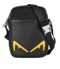 Small Diabolic Eyes Crossbody, Nylon, Black, 7VA456A801199-0397, DB/E, 3*